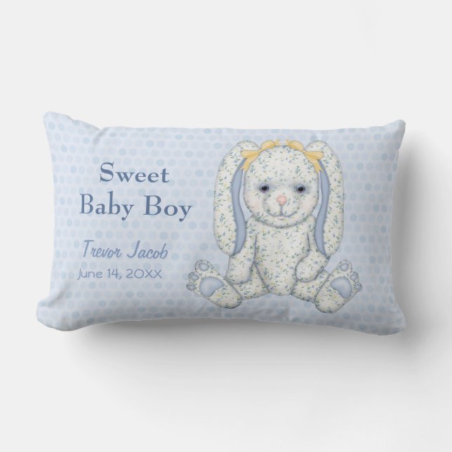 Almofada Lombar Travesseiro do Bluebell Bunny e Bolinhas Keepsasaa (Frente)