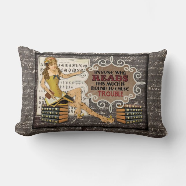 Almofada Lombar Travesseiro do Floozie do livro (Frente)