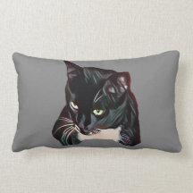 Travesseiro do gato de Black Jack