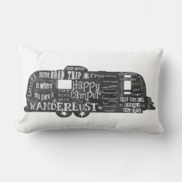 Almofada Lombar Travesseiro do reboque do quadro do vintage