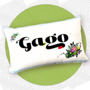 Almofada Lombar Travesseiro Engraçado 'Gago' Decoração Boho Filipi