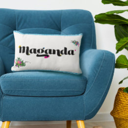 Almofada Lombar Travesseiro Estético 'Maganda' Boho Filipino