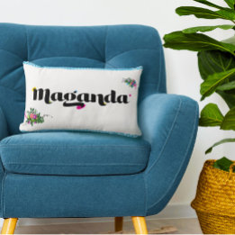 Almofada Lombar Travesseiro Estético 'Maganda' Boho Filipino