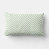 Travesseiro exterior | Padrão De Mint Green Herrin