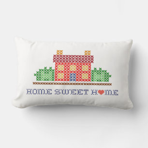 Almofada Lombar Travesseiro Home Sweet