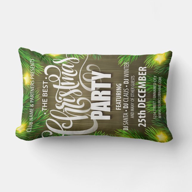 Almofada Lombar Travesseiro lombar 13" x 21" (Frente)