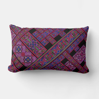Almofada Lombar Travesseiro Lombar Aurora Violeta Diagonal