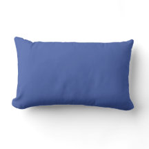 Travesseiro Lombar Azul 33 cm x 53 cm