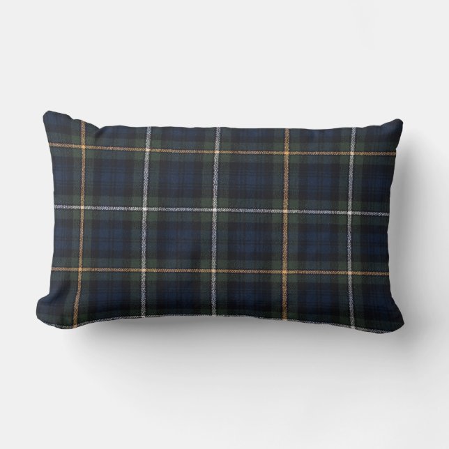 Almofada Lombar Travesseiro lombar Campbell Tartan de 13" x 21" (Frente)