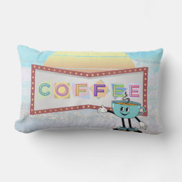 Almofada Lombar Travesseiro lombar de café com sinal retroativo