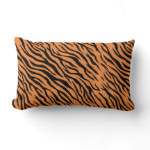 Travesseiro Lombar de Tigre 33 cm x 53 cm