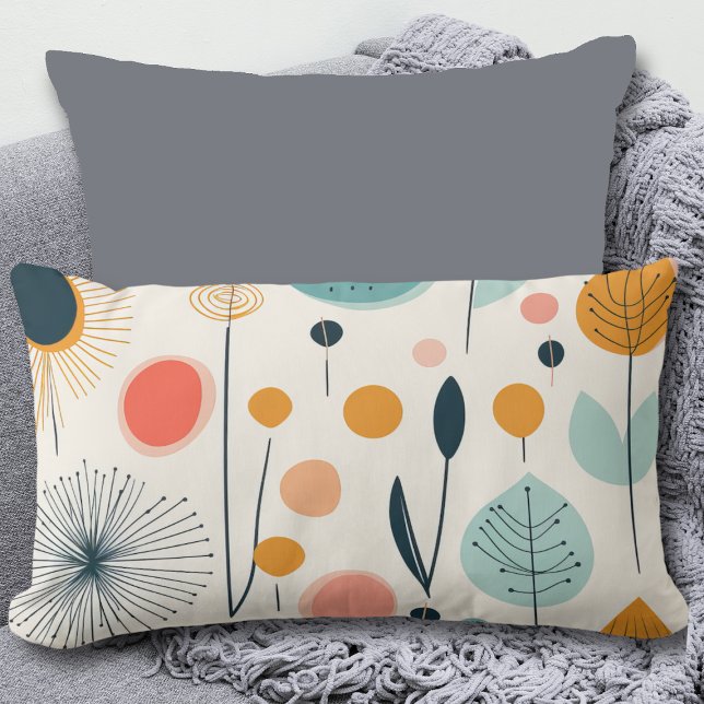 Almofada Lombar Travesseiro lombar do padrão botânico retrô MCM (Criador carregado)