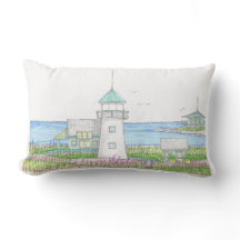 Travesseiro Lombar Farol Branco
