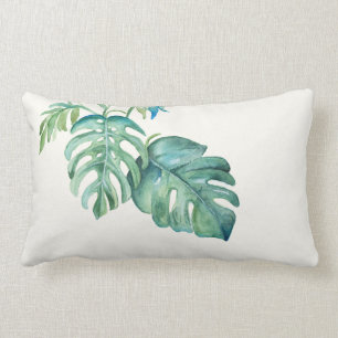 Almofada Lombar Travesseiro Lombar Leaf Monstera