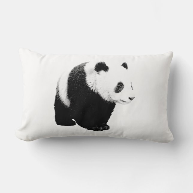 Almofada Lombar Travesseiro lombar Panda Pop Art (Frente)
