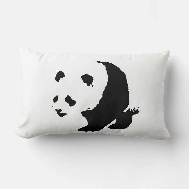 Almofada Lombar Travesseiro lombar Panda Pop Art (Frente)