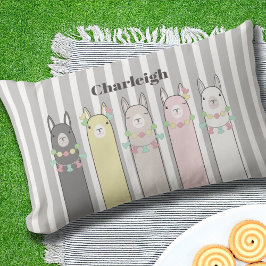 Almofada Lombar Travesseiro lombar para o exterior de Llamas color