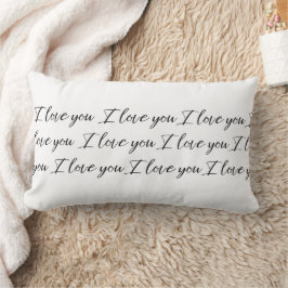 Almofada Lombar Travesseiro Lombar Personalizado Eu Te Amo