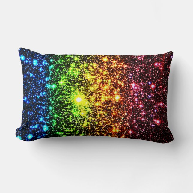 Almofada Lombar Travesseiro lombar Rainbow Galaxy (Frente)