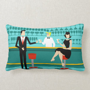 Almofada Lombar Travesseiro lombar retro da sala de estar de
