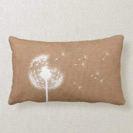 Almofada Lombar Travesseiro lombar Russo Burlap Dandelion