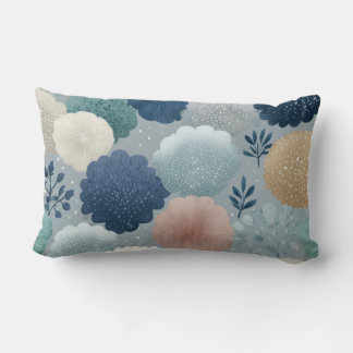 Almofada Lombar Travesseiro Pastel Floral Aquarela – 2 Elegantes