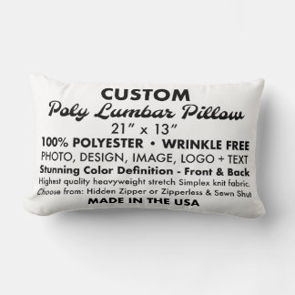Almofada Lombar Travesseiro personalizado de Fotografia de madeira