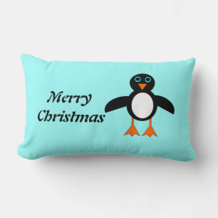 Almofada Lombar Travesseiro Personalizável Pinguim Fofo
