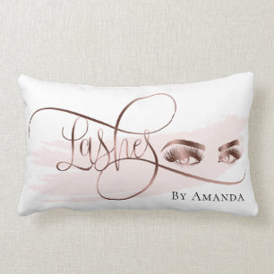 Almofada Lombar Travesseiro Pinky Lash Beauty BlushLumbar