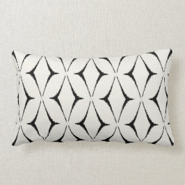 Almofada Lombar Travesseiro preto e branco decorativo chique