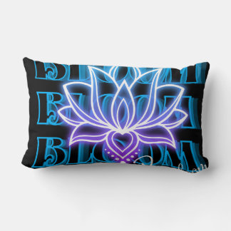 Almofada Lombar travesseiro preto neon