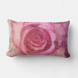 Almofada Lombar travesseiro rosa