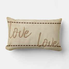 Almofada Lombar travesseiro Rústico estilo Chic Som