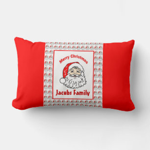 Almofada Lombar Travesseiro Santa Claus Personalizado