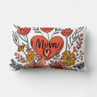 Almofada Lombar Travesseiro Super Mãe Floral