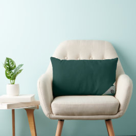 Almofada Lombar Travesseiro Trend Interior Decore Preto Verde