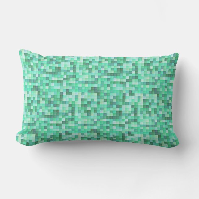 Almofada Lombar Travesseiro Verde Teal (Frente)