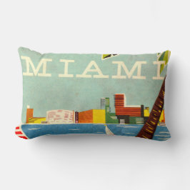 Almofada Lombar Travesseiro Vintage Miami Lumbar