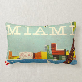 Almofada Lombar Travesseiro Vintage Miami Lumbar