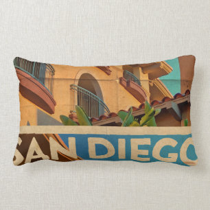 Almofada Lombar Travesseiro Vintage San Diego Lumbar