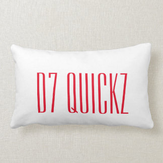 Almofada Lombar Travesseiro w/Name de D7_QuicKz & logotipo