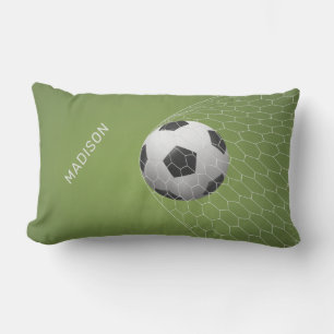 Almofada Lombar travesseiros de Meta de Futebol de Nome Personaliz