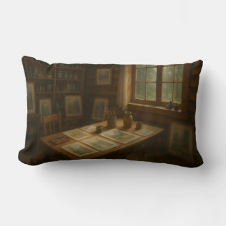 Almofada Lombar Travesseiros decorativos de aquarela e de Jewelry
