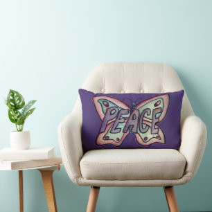 Almofada Lombar Travesseiros decorativos de Ênfase da Borboleta Pu