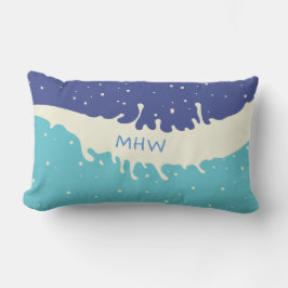 Almofada Lombar Travesseiros decorativos de monograma personalizad