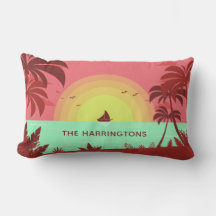 Travesseiros decorativos de nome personalizado do 