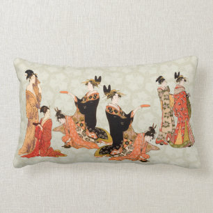 Almofada Lombar Travesseiros decorativos japoneses bonitos do
