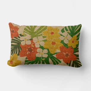 Almofada Lombar Travesseiros lombares florais havaianos de Limahul