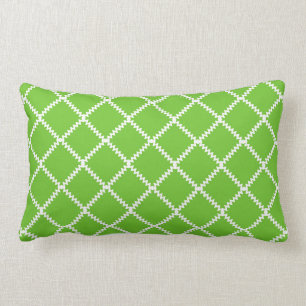 Almofada Lombar Trellis verde de maçã