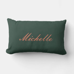 Almofada Lombar Trendy Celtic Green Modern Professional Seu Nome